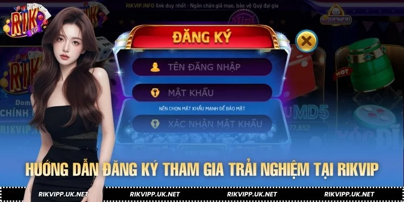 Người mới chỉ cần vài bước để đăng ký tài khoản RIKVIP