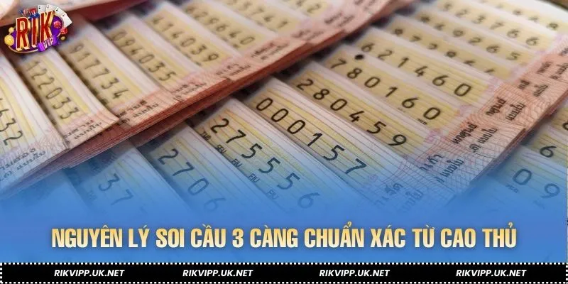 Nguyên lý soi cầu 3 càng chuẩn xác từ cao thủ