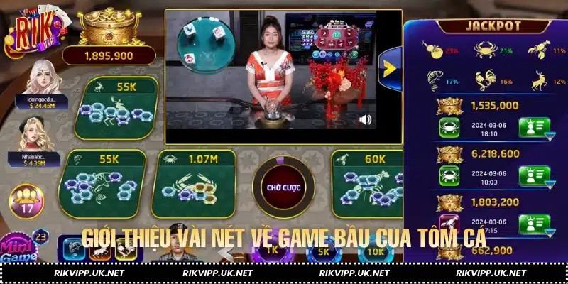 Giới thiệu vài nét về game bầu cua tôm cá