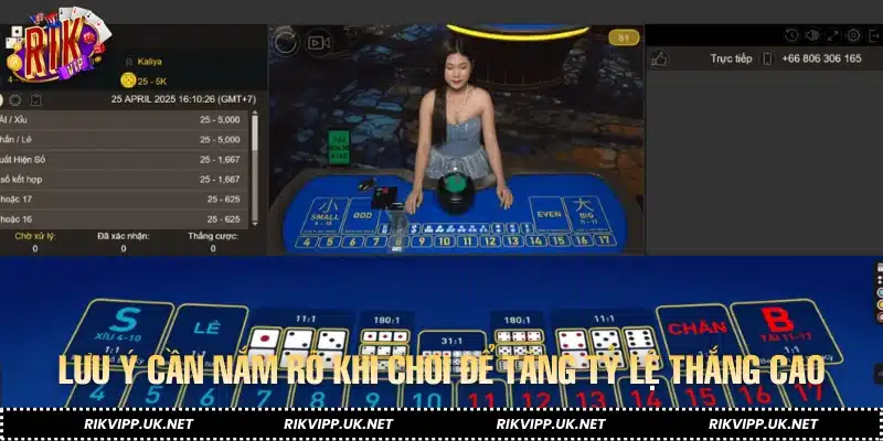 Lưu ý cần nắm rõ khi chơi để tăng tỷ lệ thắng cao