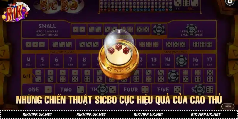 Những chiến thuật sicbo cực hiệu quả của cao thủ