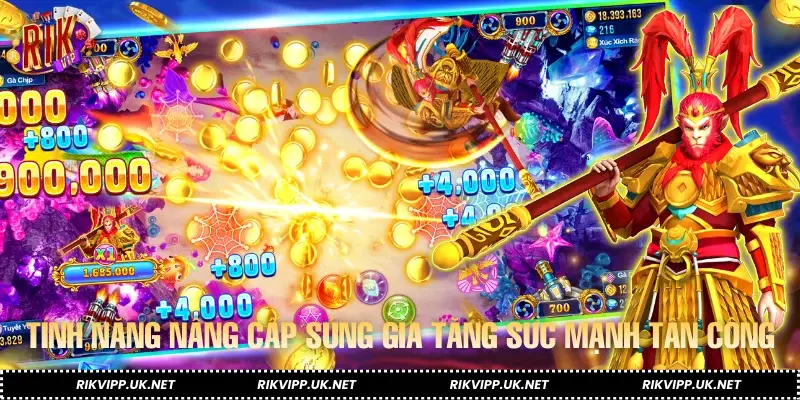 Tính năng nâng cấp súng gia tăng sức mạnh tấn công